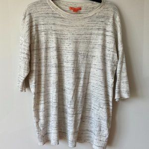 Joe Fresh Heather Beige & Grey Light Sweater